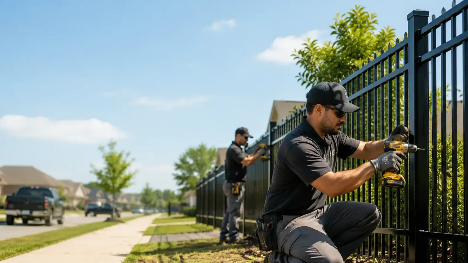 Metal Fence Installation in Freeport, OH